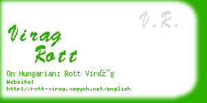 virag rott business card